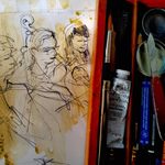 Live Performance Sketching Classes with Andy Gray